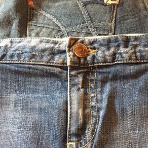 Banana Republic denim a line skirt